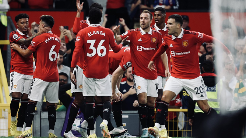 Manchester United sau chiến thắng ở phút 18 trong trận đấu gặp Liverpool hôm 23.08