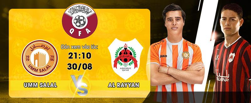 Lịch thi đấu Umm Salal vs Al Rayyan 21h10 ngày 30/08/2022 - socolive