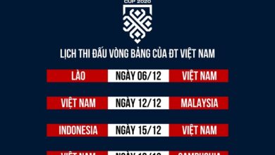 Lịch thi đấu AFF Cup Việt Nam