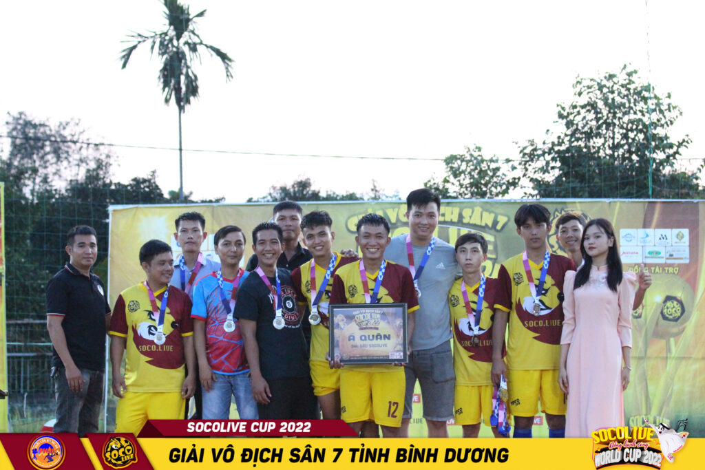 Tiger FC dành được vị trí Á Quân Giải Socolive Cup tỉnh Bình Dương