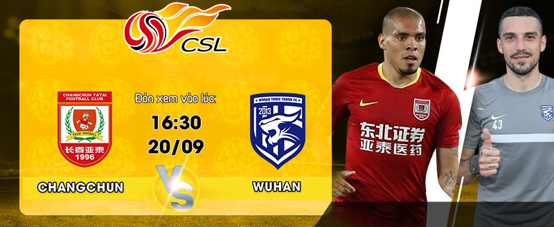 Lịch thi đấu Changchun YaTai vs Wuhan Three Towns FC - socolive