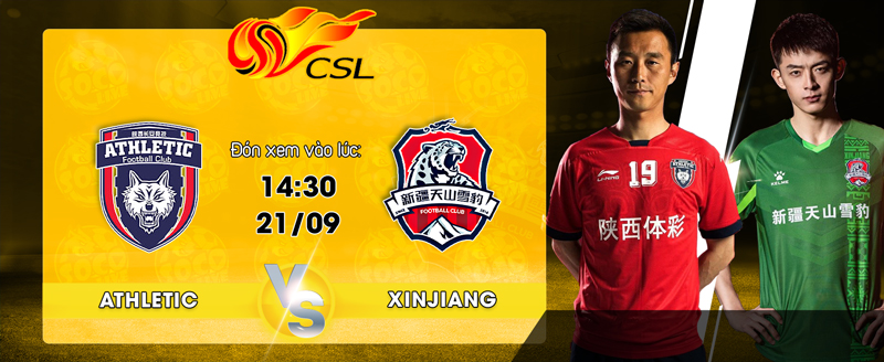 Lịch thi đấu Shaanxi Chang'an Athletic FC vs Xinjiang Tianshan Leopard - socolive 