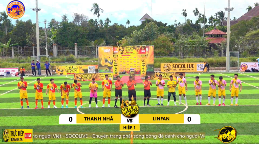 Thanh Nhã FC đối đầu với Linfan FC tại vòng tứ kết 3 Socolive Cup Bình Dương