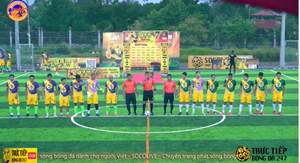 Trận thủy chiến giữa hai đội DIMO FC VS BĐS MINH QUÂN FC