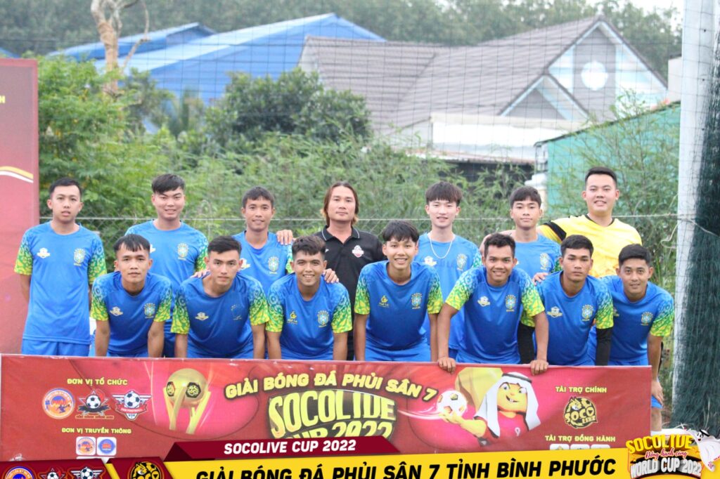 Đội hình ra sân của Phạm Hải FC tại Giải Bóng đá phủi Bình Phước Socolive Cup 2022