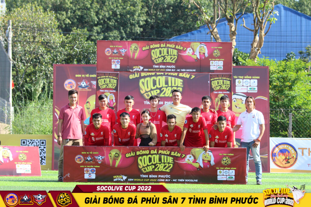 Đội hình ra sân của Phạm Hải FC tại Giải Bóng đá phủi Bình Phước Socolive Cup 2022