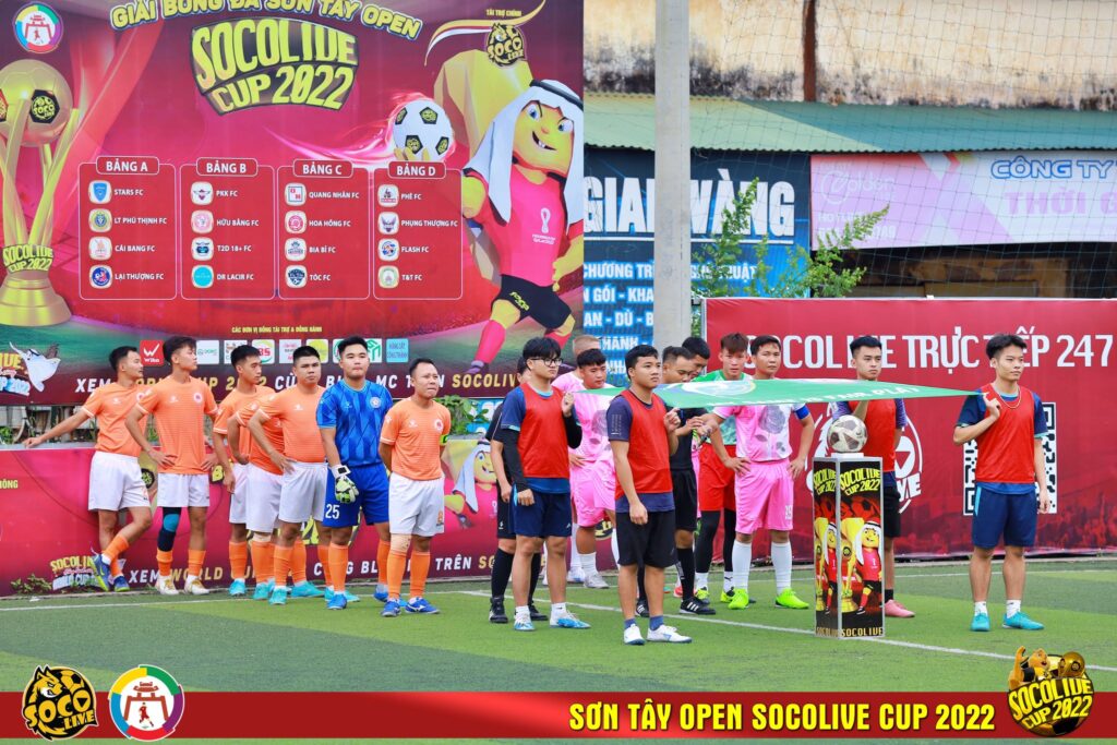 Tứ Kết 3: Hoa Hồng FC vs Hữu Bằng FC Giải bóng đá phủi Sơn Tây Open Socolive Cup 2022