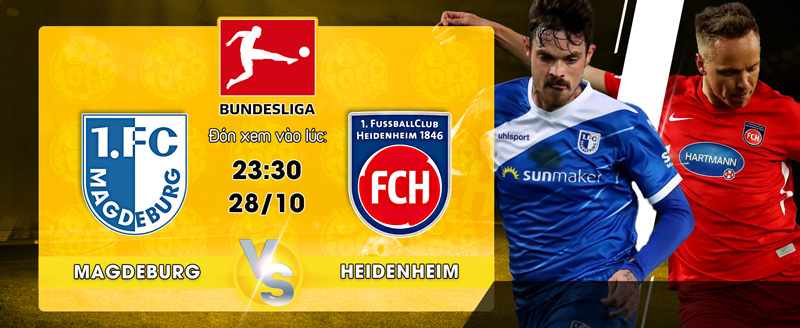 Link Xem Trực Tiếp FC Magdeburg vs FC Heidenheim 1846 23h30 ngày 28/10 - socolive 