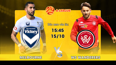 Link Xem Trực Tiếp Melbourne Victory FC vs Western Sydney Wanderers 15h45 ngày 15/10