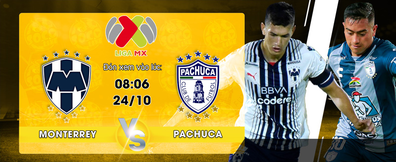 Link Xem Trực Tiếp Monterrey vs Pachuca 08h06 ngày 24/10 - socolive 