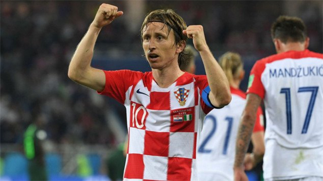 Hình ảnh người đội trưởng dẫn dắt đội tuyển Croatia