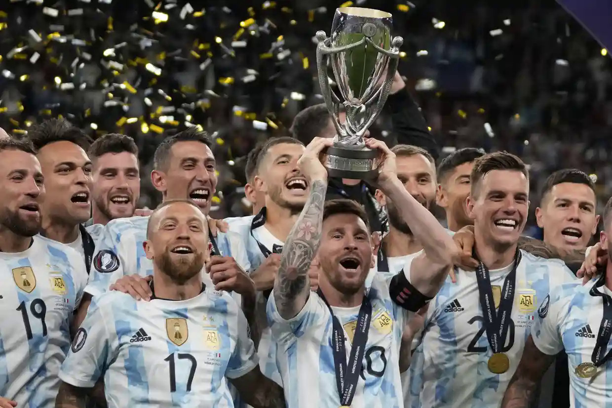Màn trình diễn của đội tuyển Argentina vốn nổi tiếng tấn công mạnh mẽ.