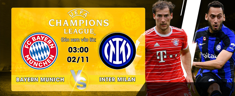 Link Xem Trực Tiếp Bayern Munich vs Inter Milan 03h00 ngày 02/11 - socolive 
