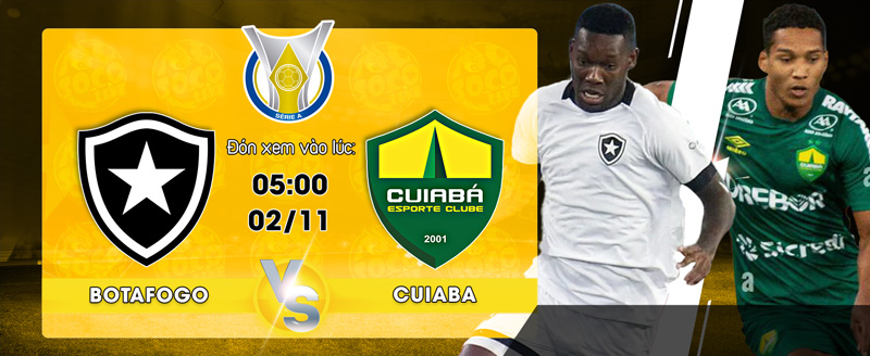 Link Xem Trực Tiếp Botafogo vs Cuiaba 05h00 ngày 02/11 - socolive 