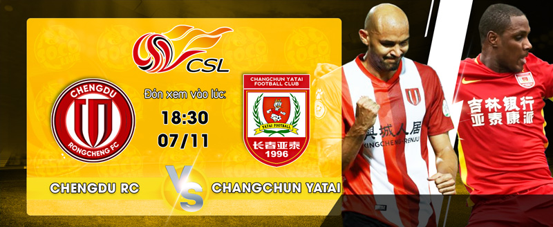 Link Xem Trực Tiếp Chengdu Rongcheng FC vs Changchun YaTai 18h30 ngày 07/11 - socolive 