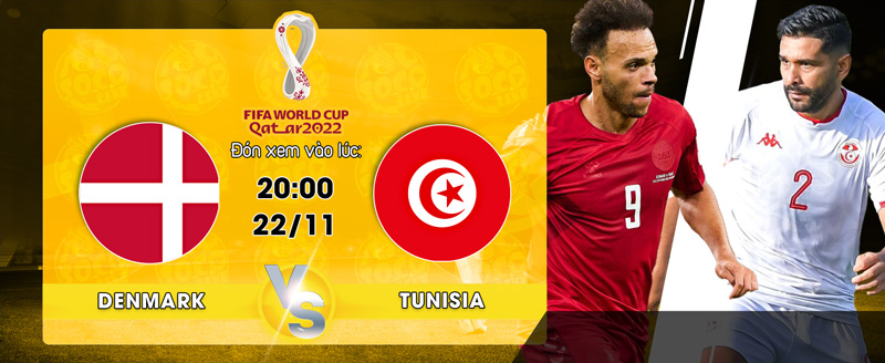 Link Xem Trực Tiếp Đan Mạch vs Tunisia 20h00 ngày 22/11 - socolive 