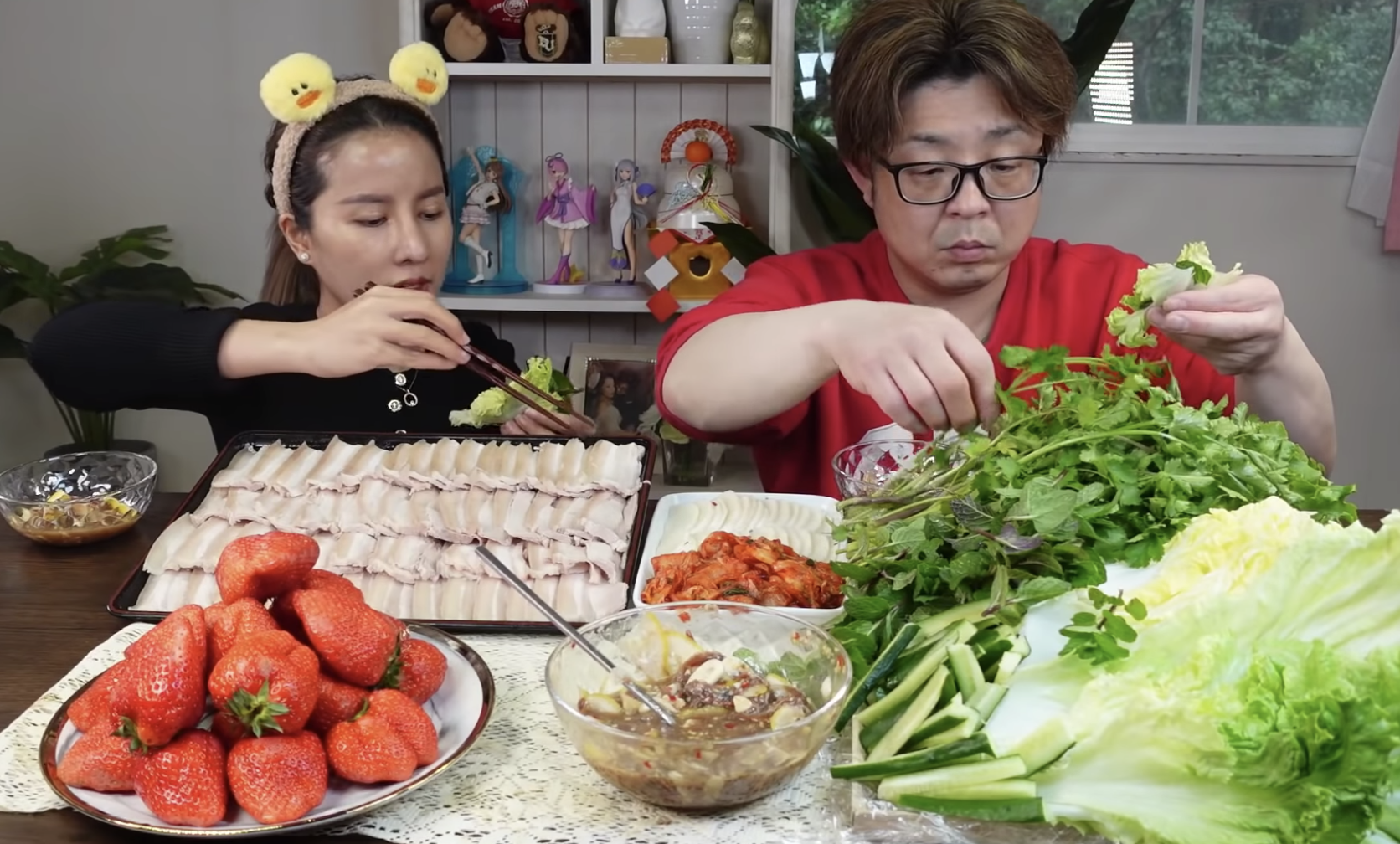 Những món ăn Việt Nam được bà Nhân chế biến hấp dẫn khi ở Nhật