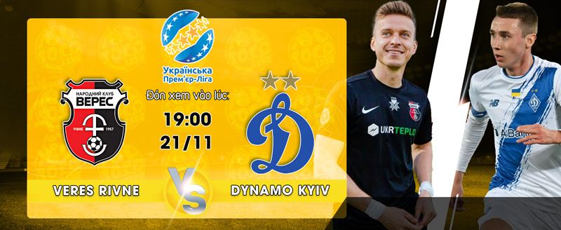 Link Xem Trực Tiếp Veres Rivne vs Dynamo Kyiv 19h00 ngày 21/11 - socolive 