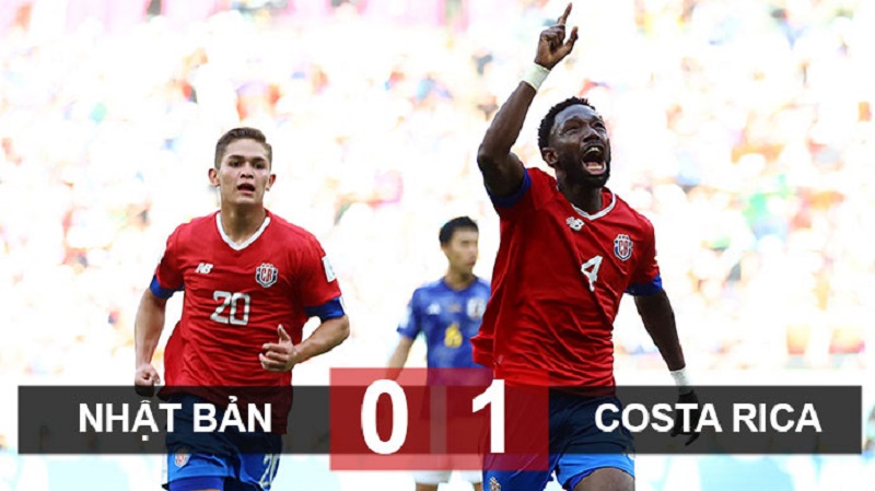 Chiến thắng quan trọng của đội tuyển Costa Rica