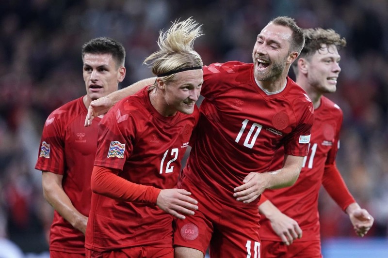 Đan Mạch bước vào trận đấu với một sự tự tin