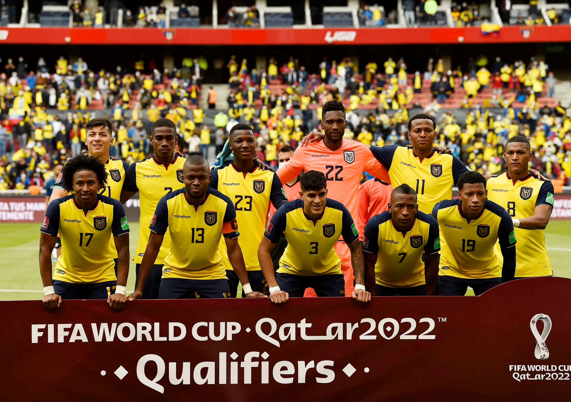 Đội hình đội tuyển Ecuador tại World Cup 2022