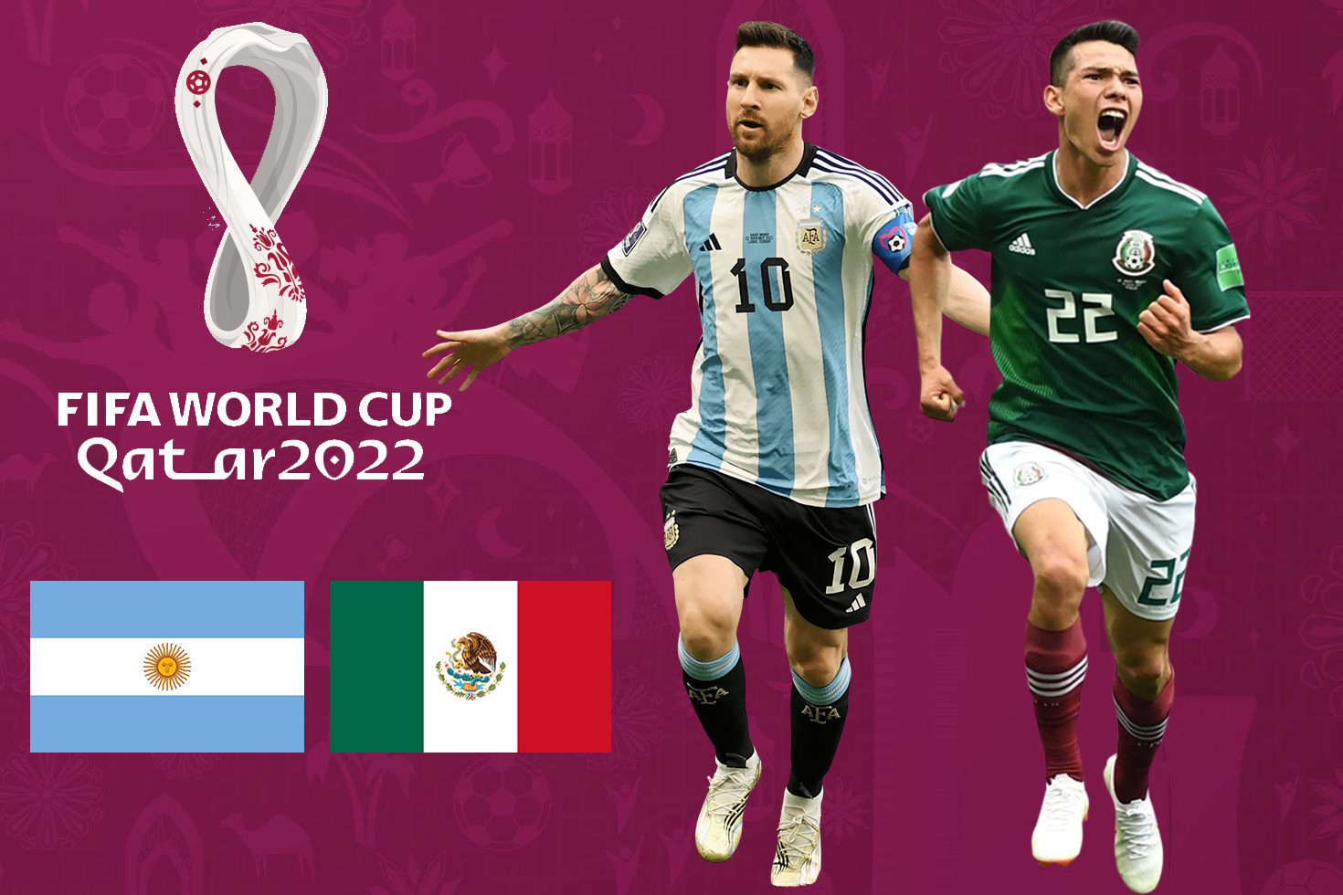 Đội Mexico với Argentina 