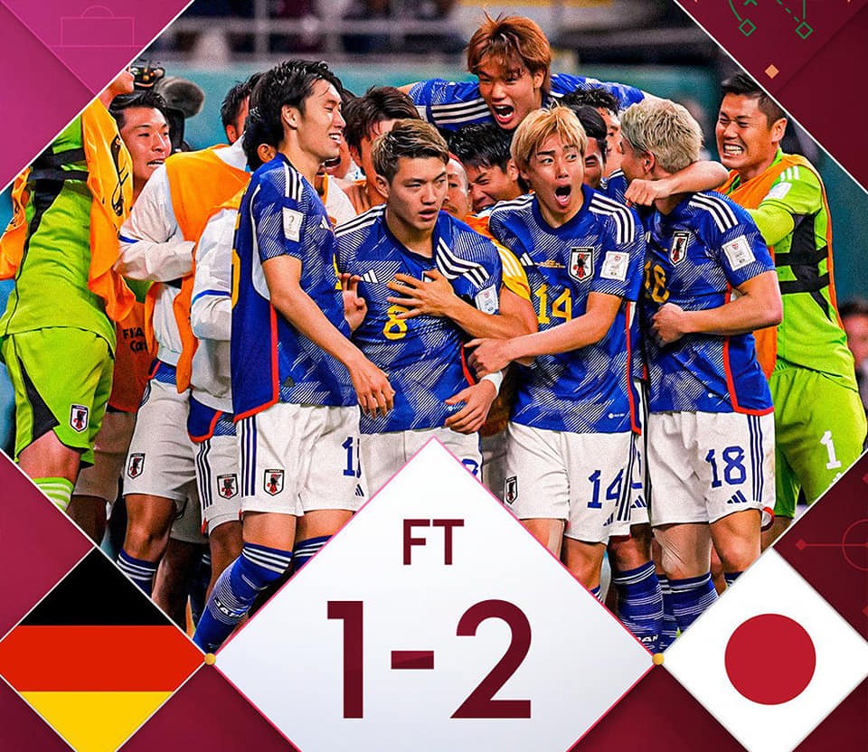 Chiến thắng 2-1 trước tuyển Đức của Nhật Bản