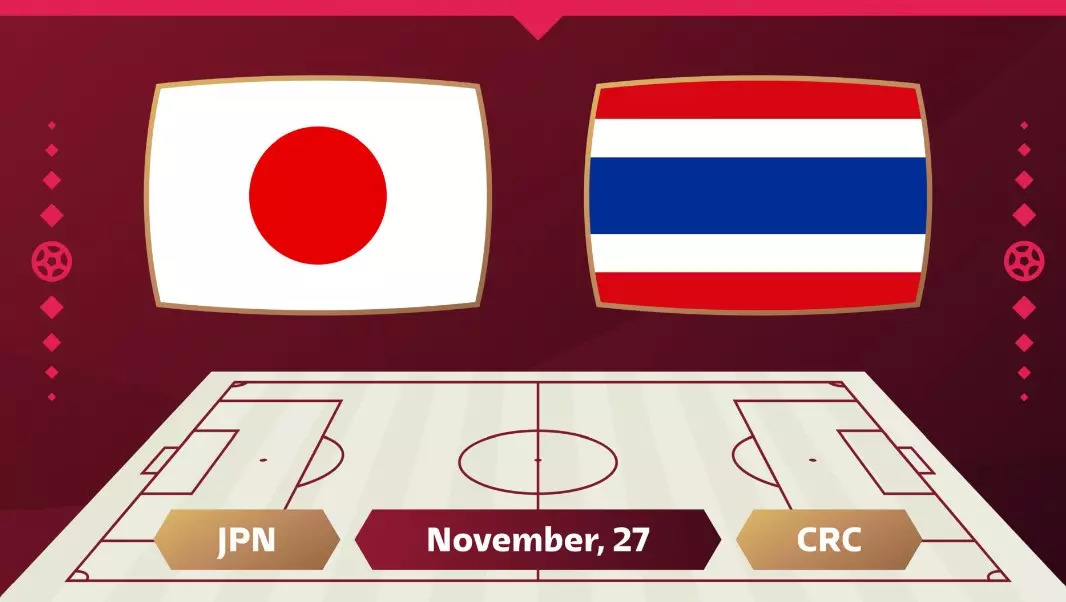 Nhật Bản VS Costa Rica vào ngày 27/11/2022 tại World Cup 2022