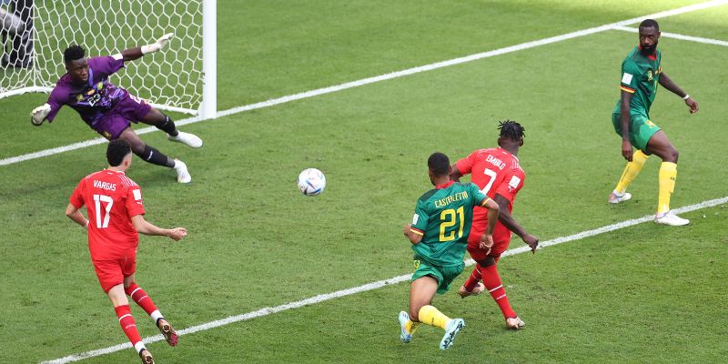 Embolo và bàn thắng đặc biệt vào lưới Cameroon