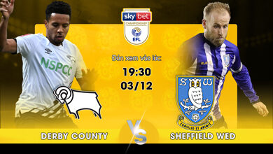 Link Xem Trực Tiếp Derby County vs Sheffield Wed 19h30 ngày 03/12