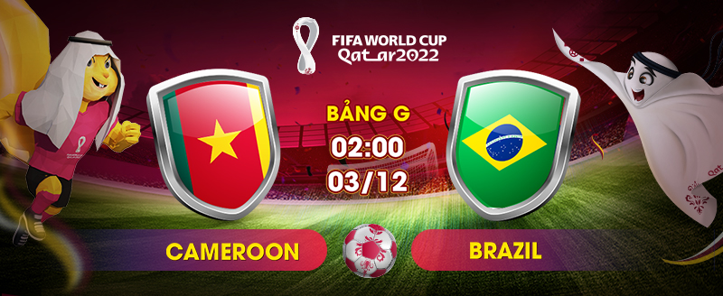Link Xem Trực Tiếp Cameroon vs Brazil 02h00 ngày 03/12 - socolive 