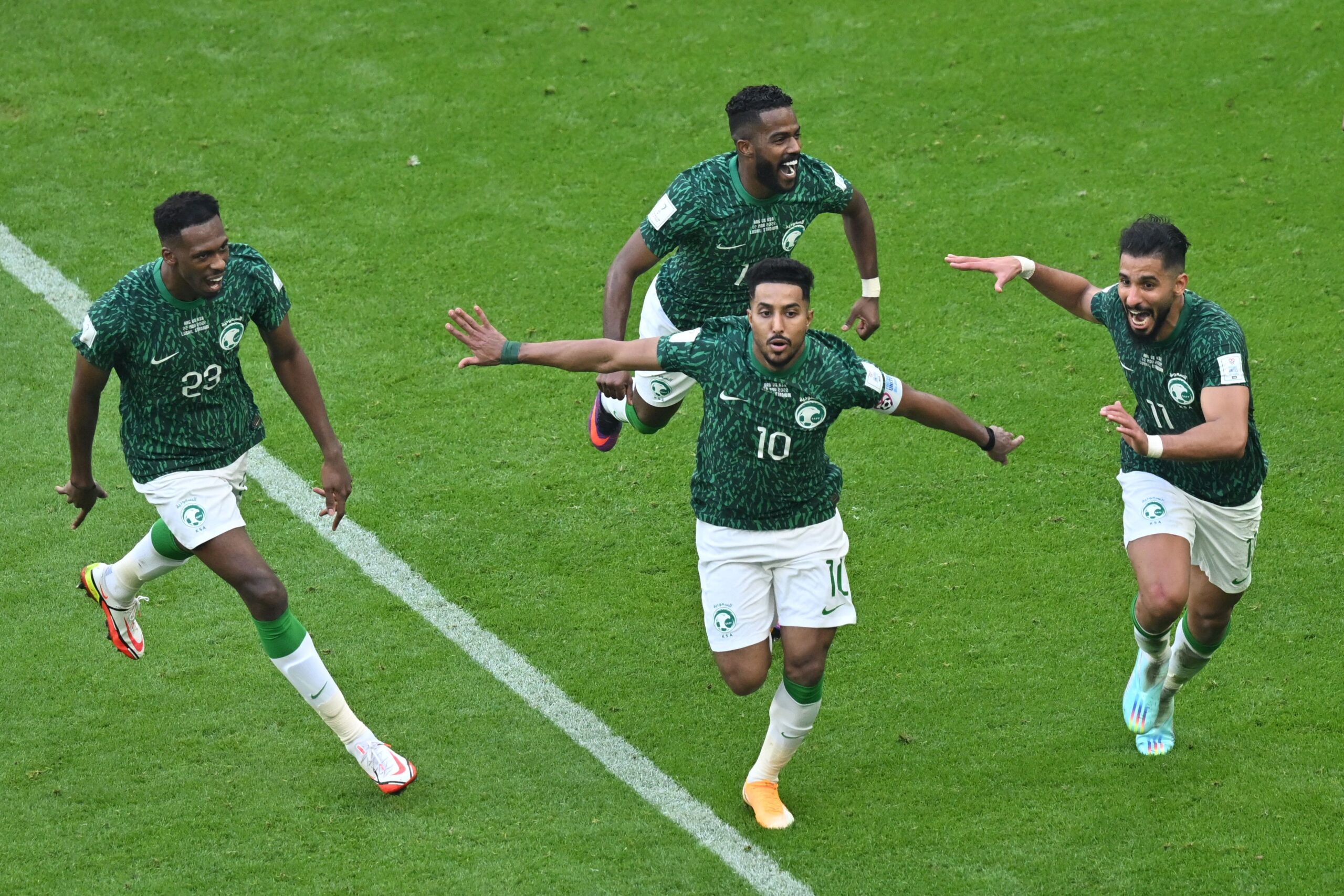 Màn ăn mừng của cơn địa chấn mang tên Ả Rập Xê Út World Cup 2022 