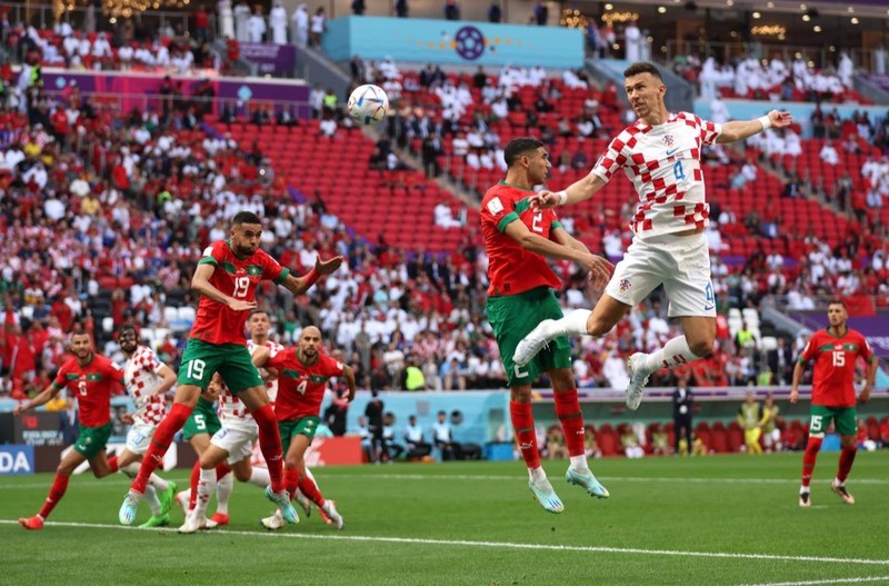 Trận đấu của Croatia và Maroc tại vòng bảng World Cup 2022