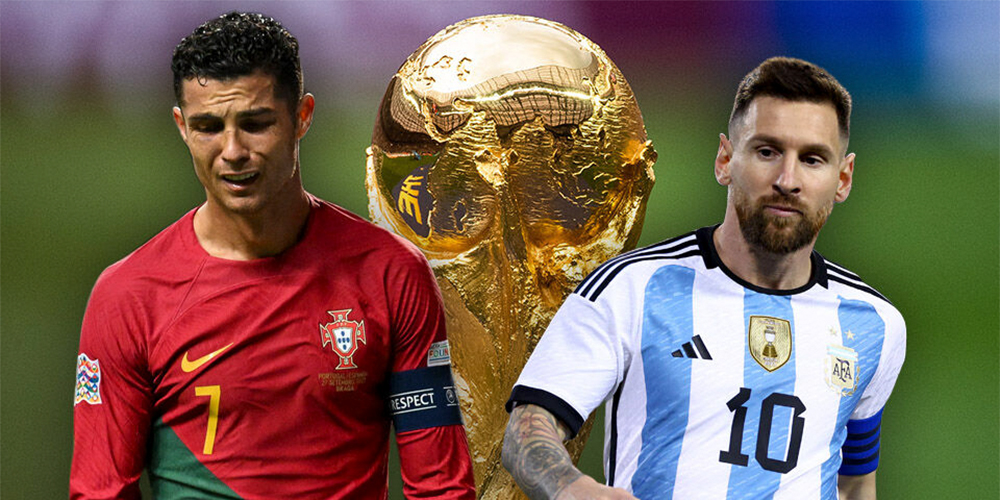 World Cup 2022 là dấu chấm hết cho câu hỏi kinh điển trong bóng đá - Cristiano Ronaldo hay Lionel Messi?