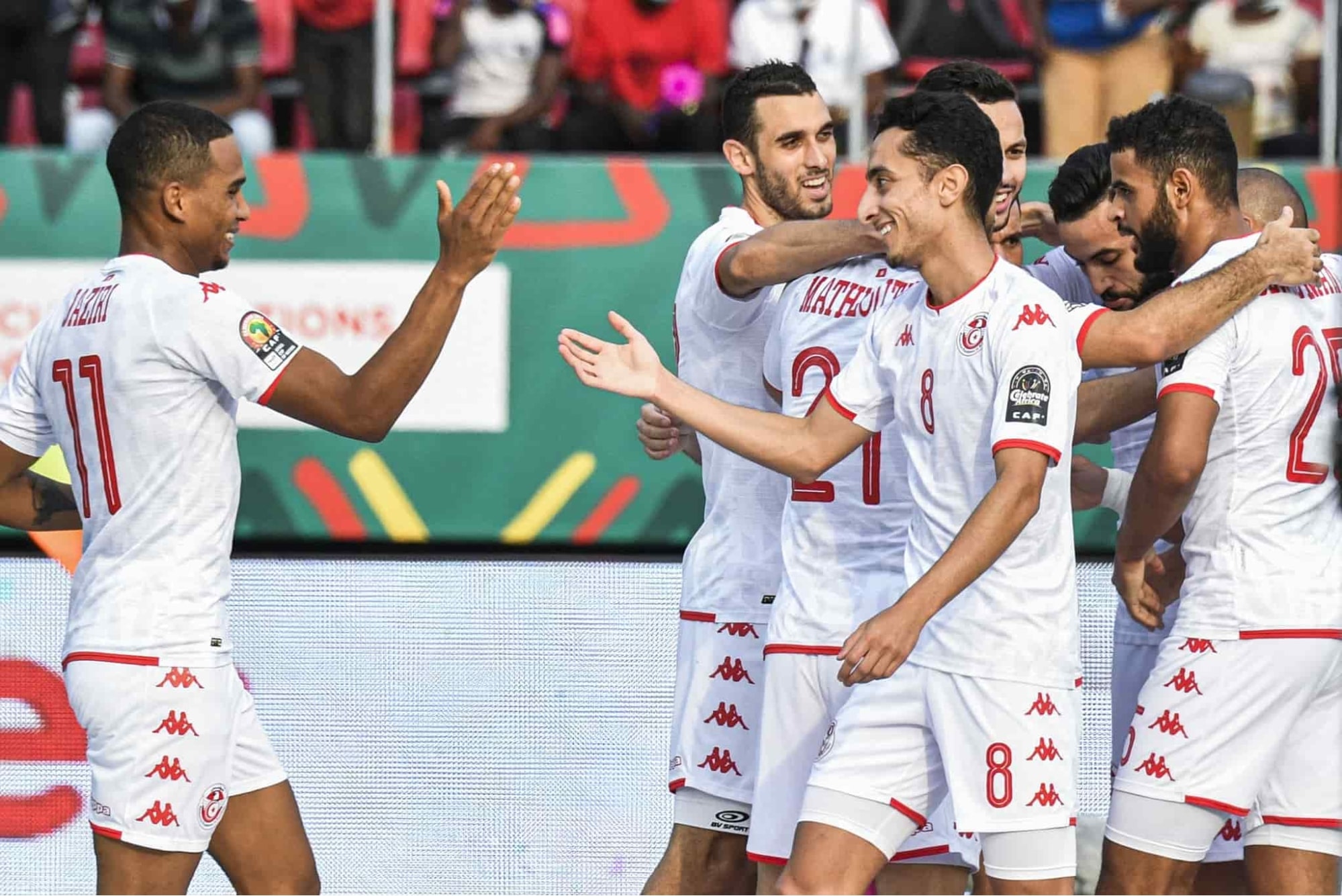 Trận đấu kết thúc với tỷ số 1 - 0 nghiêng về Tunisia