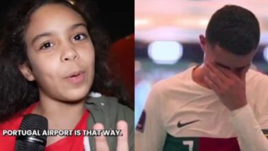 CĐV Maroc 9 tuổi chọc ghẹo Ronaldo
