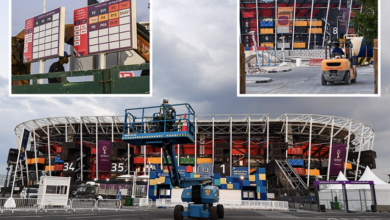 Container là vật liệu chính xây dựng nên sân vận động 974 