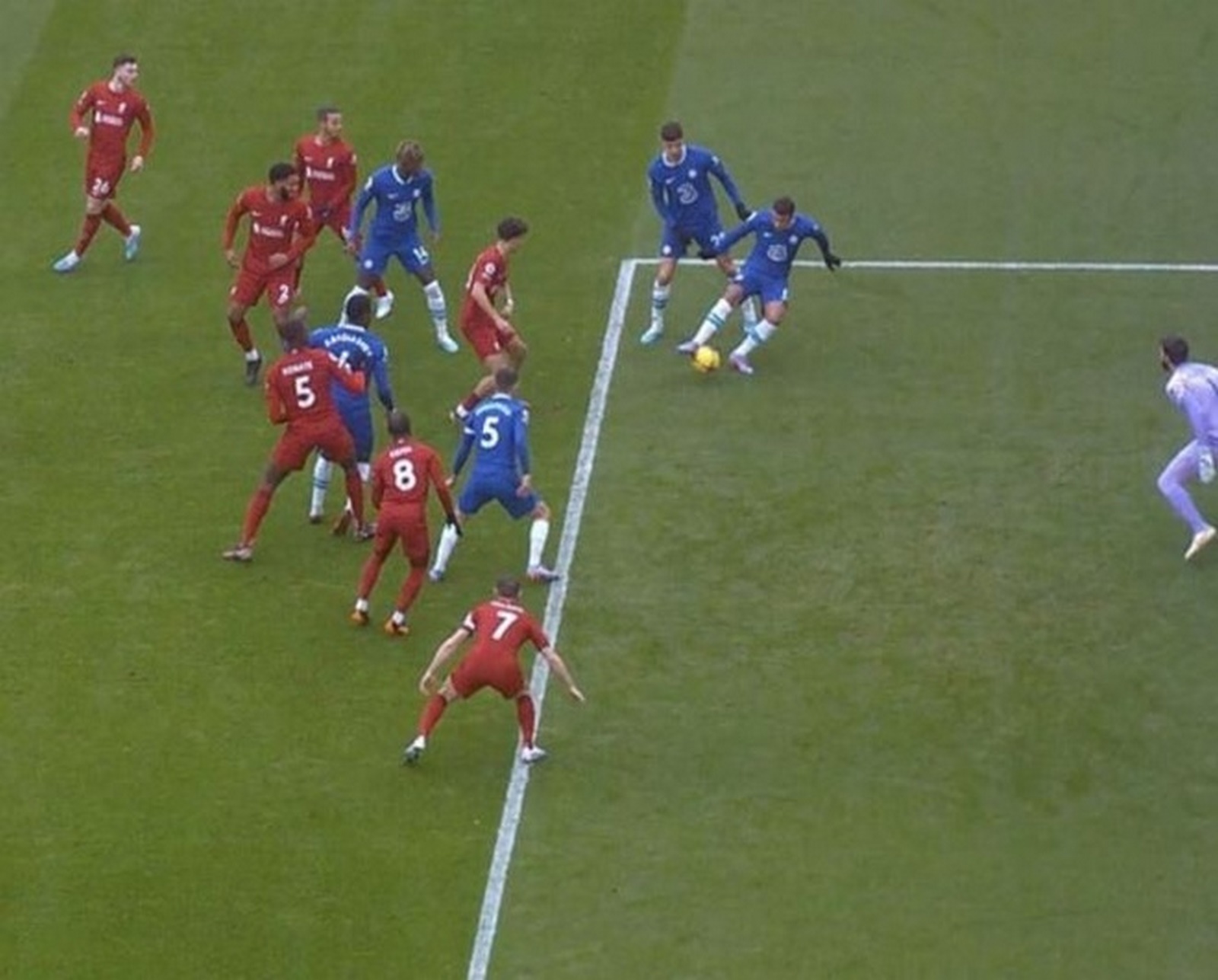 Những diễn biến nổi bật trong trận Chelsea gặp Liverpool