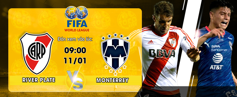 Link Xem Trực Tiếp River Plate vs Monterrey 09h00 ngày 11/01