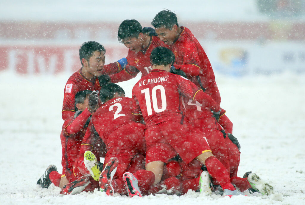Những pha phối hợp tuyệt đẹp của ĐT Việt Nam: Trận khổ chiến dưới mưa tuyết của U23 Việt Nam tại Thường Châu - Trung Quốc ở mùa giải U23 Châu Á 2018