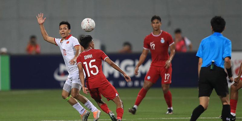 Tình huống Việt Nam không được công nhận bàn thắng trong trận gặp Singapore