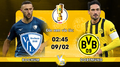 Link Xem Trực Tiếp Bochum vs Dortmund 02h45 ngày 09/02