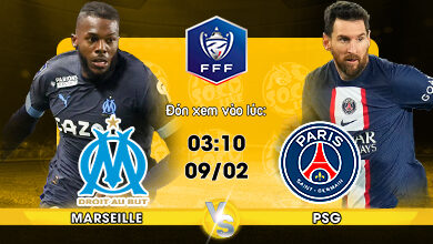 Link Xem Trực Tiếp Marseille vs PSG 03h10 ngày 09/02