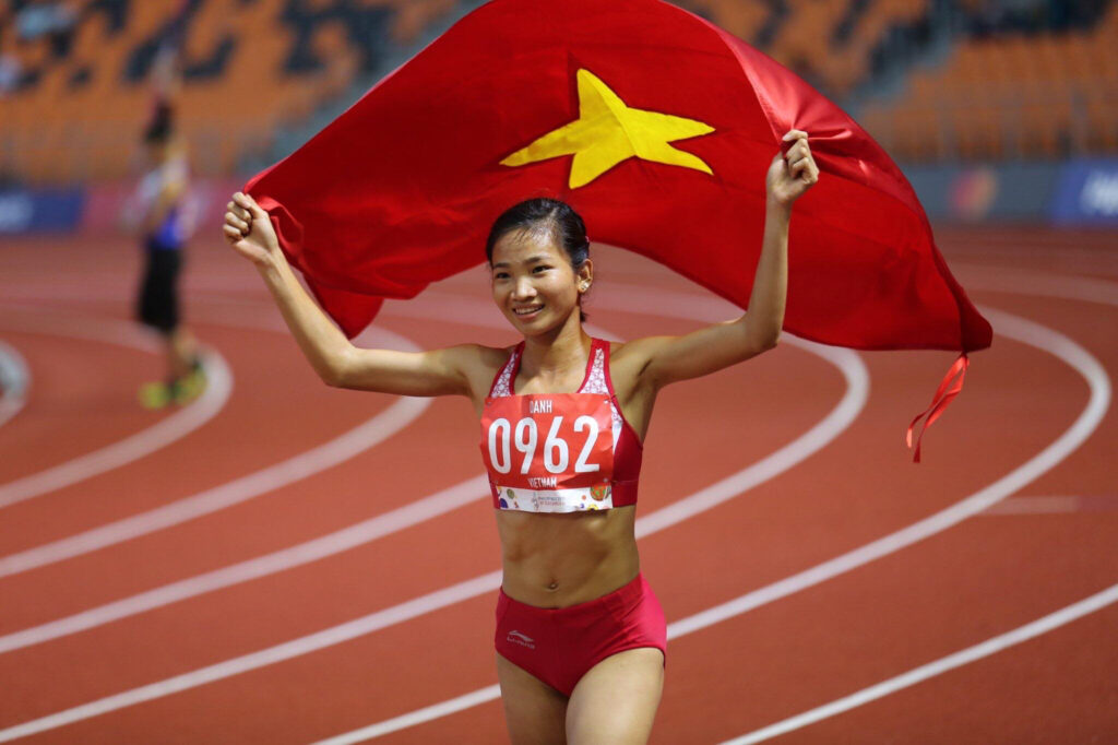 Giải đấu giành Huy chương vàng cho lịch sử  điền kinh Việt Nam