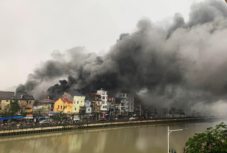 Cháy lớn chợ Tam Bạc, Hải Phòng