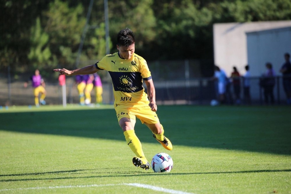 Quang Hải được kỳ vọng rất nhiều khi chơi tại Ligue 2
