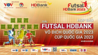 Buổi họp báo công bố giải đấu Futsal HDBank VĐQG 2023