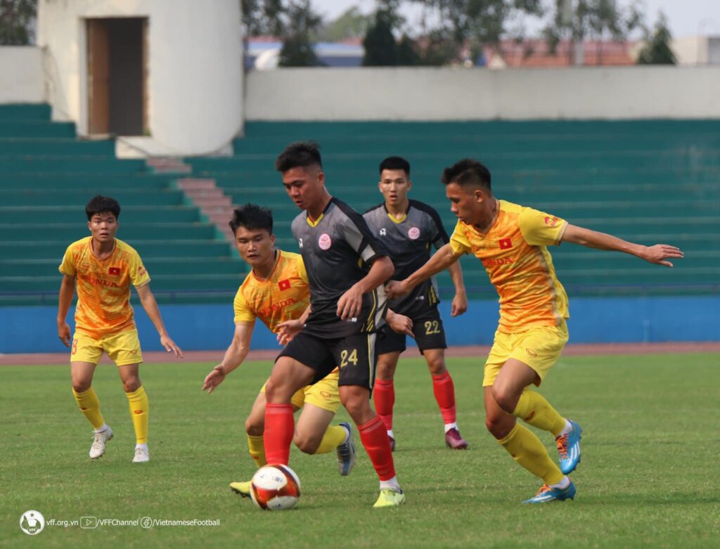 Kết quả trận giao hữu của U23 Việt Nam - U23 Việt Nam thắng CLB Phú Thọ 2-1
