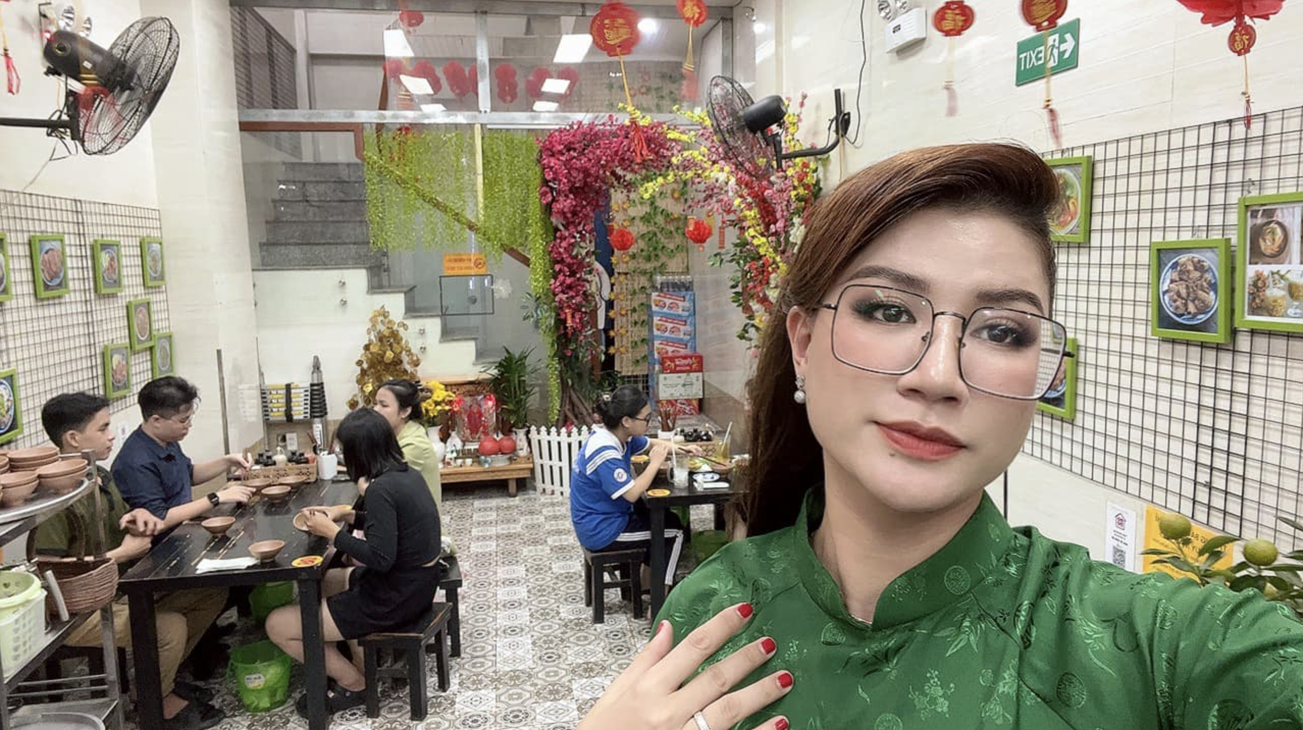 Quán bún đậu mắm tôm của Trang Trần đã mở nhiều năm