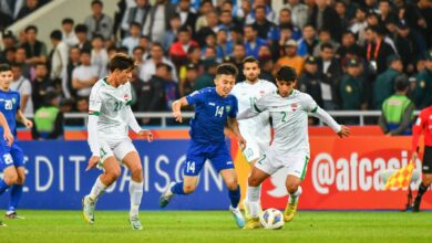 Các cầu thủ U20 Uzbekistan áp đảo các cầu thủ U20 Iraq ở chung kết U20 Châu Á 
